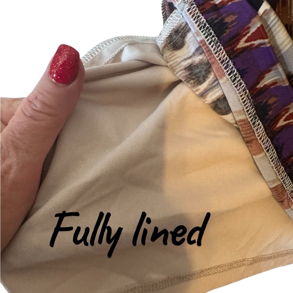 BADGLEY MISHKA  Multicolor Patterned Dress  XLARGE   #CL - Picture 5 of 12